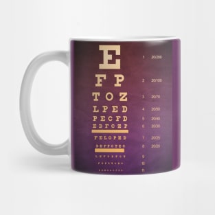 Custom Eye Chart Mug